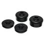 Energy Suspension 95-99 Mitsubishi Eclipse FWD/AWD Black Rear Shock Upper Bushing Set
