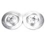 PowerStop EBR1205XPR PowerStop Evolution Performance Drilled, Slotted & Plated Brake Rotor Pair