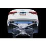 AWE Tuning 3010-42054 Audi B9 S4 Track Edition Exhaust - Non-Resonated (Silver 102mm Tips)