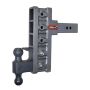 GEN-Y Hitch GH-925 Gen-Y Mega Duty 2.5in Shank 9in Offset Drop 21K Hitch w/GH-061 Dual-Ball/GH-062 Pintle Lock