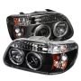 SPYDER 5010131 Projector Headlights - LED Halo - Black