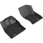 3D MAXpider 2019-2019 Volkswagen Jetta Kagu 1st Row Floormat - Black
