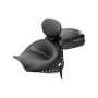 Mustang Motorcycle 79350 Mustang 03-08 Kawasaki Vulcan 1600 Classic,05-08 Nomad Tour 2PC Seat w/Driver Backrest Studs - Black