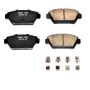 PowerStop 17-329 PowerStop - Z17 Low-Dust Ceramic Brake Pads with Hardware