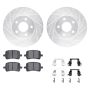 Dynamic Friction 7512-47200 Rotor Kit
