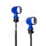 Letric Lighting 12mm Mini Red Turn Signal LED*s - Blue Anodized