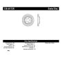 Stoptech 128.44172R Sport Cross Drilled Brake Rotor - Rear Left