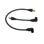 Moroso 27160 80-84 H-D FL / 84-99 H-D FXST/FLST / 91-98 H-D FXD Suppression Core Wire Set - Black
