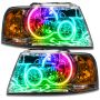 Oracle Lighting 7153-334 SMD Pre-Assembled Headlights, Chrome Bezel, ColorSHIFT(tm) - No Controller