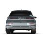 Rally Armor MF87-BAT-BLK-SIL Black Mud Flap/White Logo