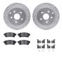Dynamic Friction 7512-76156 Rotor Kit