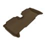 3D MAXpider 2007-2011 Toyota Yaris Sedan Kagu 2nd Row Floormats - Tan