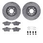 Dynamic Friction 7612-65007 Rotor Kit