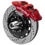 Wilwood 140-16246-DR Aero6R/ST Front Big Brake Kit 14in D/S Red Powder Coat 79-88 Chevrolet Monte Carlo