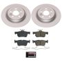 PowerStop CRK8933 Genuine Geomet Coated Rotor and Low-Dust Ceramic Brake Pad Kit