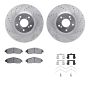 Dynamic Friction 7512-59080 Rotor Kit