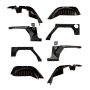 Rugged Ridge 11615.06 XHD Armor Fenders and Liner Kit 07-18 Jeep Wrangler JKU 4-Door