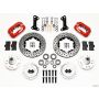 Wilwood 140-10996-DR Forged Dynalite Front Kit 11.00in Drill-Red 67-69 Camaro 64-72 Nova Chevelle