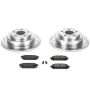 PowerStop K447 Z23 Daily Driver Carbon-Fiber Ceramic Brake Pad and Drilled & Slotted Rotor Kit