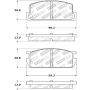 Stoptech 309.02350 Performance Brake Pads