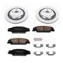 PowerStop K5289 Z23 Daily Driver Carbon-Fiber Ceramic Brake Pad and Drilled & Slotted Rotor Kit