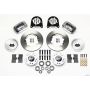 Wilwood 140-11013-P Forged Dynalite Front Kit 11.00in Polished 37-48 Ford Psgr. Car Spindle