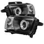 SPYDER 5034236 Projector Headlights - Dual Halo - LED Halo - Black