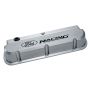 FORD FRD302-138 SBF Alm Valve Cover Set Slant-Edge Polished