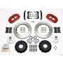 Wilwood 140-10493-R Narrow Superlite 6R Front Hub Kit 14.00in Red 79-81 Camaro