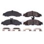 PowerStop 17-1043 PowerStop - Z17 Low-Dust Ceramic Brake Pads with Hardware
