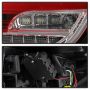 SPYDER 5085726 LED Tail Lights - Red Clear