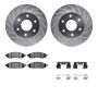 Dynamic Friction 7412-67002 Rotor Kit