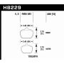Hawk Performance HB229E.580 Blue 9012 Disc Brake Pad