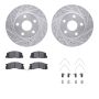 Dynamic Friction 7512-76180 Rotor Kit