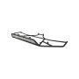 LP Aventure FLP-WRX-15-SBG+OPC 15-20 Subaru WRX/STI Bumper Guard - Powder Coated (Incl Front Plate)