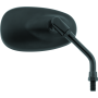 BikeMaster 601153 Mini Mirror 10mm - Each - Matte Black