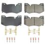 PowerStop 17-8009 PowerStop - Z17 Low-Dust Ceramic Brake Pads with Hardware