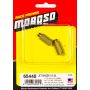 Moroso 65440 Jet Spacer - Holley - 1/4in-32 STD - Brass - 2 Pack