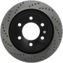 Stoptech 128.65153R 2019 Ford Raptor w/ Electronic Parking Brake Sport Cross Drilled Right Rear Rotor