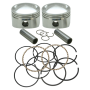 S&S Cycle 106-5537 36-84 BT 3-5/8in Piston Set - .020in