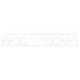 Cometic Gasket C5430-060 Cometic Chevy Mark-IV Big Block V8 .060in Fiber Intake Manifold Gasket Set - Brodix RR BB-O Heads
