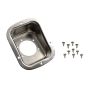Kentrol 78-95 Jeep CJ/Wrangler YJ Gas Filler Neck - Polished Silver