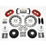 Wilwood 140-10220-DR Narrow Superlite 6R Front Hub Kit 12.88in Drilled Red 1970-1973 Mustang Disc Spindle