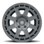 ICON Compass 17x8.5 5x5 -6mm Offset 4.5in BS Satin Black Wheel