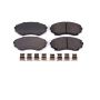 PowerStop 17-1038 PowerStop - Z17 Low-Dust Ceramic Brake Pads with Hardware