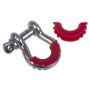 Daystar D-Ring Shackle Isolator Red Pair