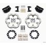 Wilwood 140-11809 GP320 Front Kit Top Mount 10.50in SuperAlloy Vntd Rtr Asph Midget