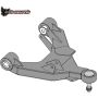 Camburg CAM-310166 05-15 Toyota Tacoma Pre/4wd / 03-09 4-Runner / 07-09 FJ Performance Slapper Lower Arm Kit