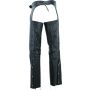 Kuryakyn 094440 Leather By River Road Longhaul Leather Chaps Black - Large