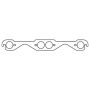 Cometic Gasket C15305C Cometic Chevy Gen-I Small Block V8 .043in Copper Exhaust Manifold Gasket Set - 1.500in Round Port